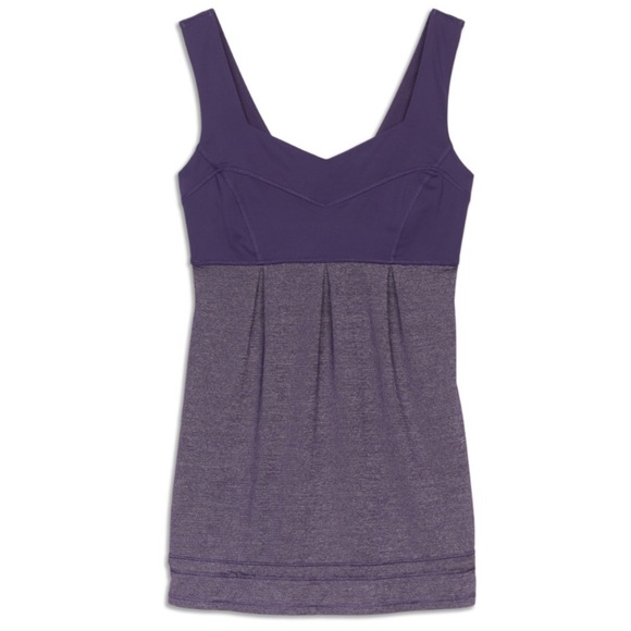 Lululemon Run: Tame Me Tank top purple size 4 - Picture 2 of 7